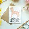 Mr. & Mrs. Panda Grußkarte Pharaonenhund Moment - Weiß - Produktbild-Vorschau 2