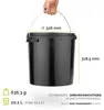 Garronda Eimer mit Deckel 20 L für die Lagerung von Produktbild-Vorschau 3