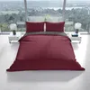 Renforce Bettwäsche Set 240x220 cm in Bordeaux Anthrazit Produktbild-Vorschau 2