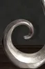 WOHNLING Wazon dekoracyjny, 100 cm, aluminium, srebrny, Podgląd zdjęcia produktu 5