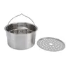 Dampftopf für TM5 TM6 Küchenmaschine Dampfkorb Edelstahl Produktbild-Vorschau 1