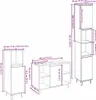 vidaXL Ensemble de meubles de salle de bains avec étagère 3 Voir les images du produit 7