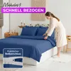 EllaTex Renforcé Bettwäsche 155x200 + 80x80 cm Baumwolle – Produktbild-Vorschau 4