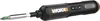 A black electric screwdriver with orange accents and a silver shaft with a green bit, shown against a white background. Produktbild-Vorschau