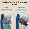 FLOWZOOM COMFY Cuscino da viaggio memory foam 360°, grigio Anteprima dell’immagine prodotto 5