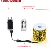 LZQ 120M LED Lichterkette Draht aus Kupferdraht 1200 LEDs Produktbild-Vorschau 2