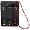 Portabatterie per 3 batterie Mignon con coperchio e Anteprima dell’immagine prodotto 2