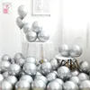 Ballons métalliques argent chrome fête anniversaire Voir les images du produit 2