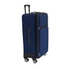 A single navy blue suitcase with black trim and wheels, shown from a side-diagonal angle against a white background. Produktbild-Vorschau
