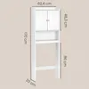 VASAGLE Badschrank Hochschrank, WC Regal Schmal mit Türen, Produktbild-Vorschau 5