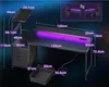 Gamingtafel met LED-verlichting en stopcontact, Productafbeelding-voorbeeld 3