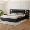 okwish Gestoffeerd bed 180 x 200 cm met opbergruimte, Productafbeelding-voorbeeld 1