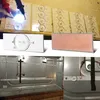 A collage of images showing LED light strips, lenses, and the interior of a TV with LED backlights installed. Náhľad obrázku produktu