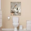 MuchoWow© Wanddeko 50x70 cm - Badezimmer Bilder Pinguine, Produktbild-Vorschau 7