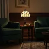 Tischlampe im Tiffany-Stil - Durchmesser 20 cm, Höhe 38 cm Produktbild-Vorschau 5