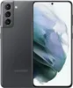 A gray Samsung Galaxy S21 smartphone is shown from the back and front. Náhled obrázku produktu