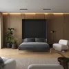 Skříňová postel M1 180x200 Vertikální včetně čalouněného Náhled obrázku produktu 4