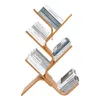 Étagère à livres, étagère à livres en bambou à 5 étages au Voir les images du produit 1