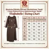 Klassisches Mittelalter Kleid oder Unterkleid braun Produktbild-Vorschau 9