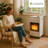 Juskys Keramik Gasheizung GS42US - Weiß - 4200 Watt mit 3 Produktbild-Vorschau 7