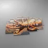 Bild auf Leinwand - Leinwandbild - 4 Teile - Muschel Hand Produktbild-Vorschau 2