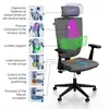 KULIK SYSTEM Ergonomischer Bürostuhl SPACE – Bequemer und Produktbild-Vorschau 8