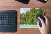 MuchoWow® Mauspad Mousepad Palme - Meer - Tropisch 23x19 cm Produktbild-Vorschau 4