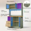 Flieks 178cm Küchenschrank mit LED, Steckdose, Türen aus Produktbild-Vorschau 9