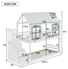 Flieks Etagenbett 90x200cm für 2 Kinder, Kinderbett Produktbild-Vorschau 7