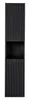 Armoire De Salle De Bain Haute Noire Mate 140 Cm Suspendue Voir les images du produit 6