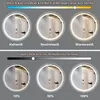 Demonstration of light color temperature and brightness adjustment for an LED mirror. Anteprima dell’immagine prodotto