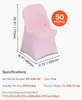 VEVOR Stuhlhussen Stuhlbezug Stretch 50 STK. waschbarer & Produktbild-Vorschau 7