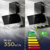 CIARRA A++ Kopffreihaube Dunstabzugshaube 60 cm 350 m³/h Produktbild-Vorschau 6