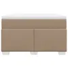Design Boxspringbett Matratze Cappuccino-Braun 120x200cm Produktbild-Vorschau 3