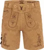 Pantaloni corti in pelle tradizionali da uomo PAULGOS - HK3 Anteprima dell’immagine prodotto 6