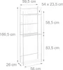 Kúpeľňový regál na práčku RD3835 Náhľad obrázku produktu 4