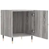 The Living Store Nachttisch Grau Sonoma 40x40x50 cm Produktbild-Vorschau 3