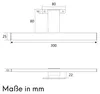 kalb | LED Badleuchte Badlampe Spiegellampe 230V warmweiss Produktbild-Vorschau 7