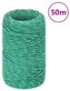 vidaXL Bootsseil Grün 2 mm 50 m Polypropylen Produktbild-Vorschau 6