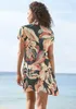 s.Oliver Blusenkleid mit Volant am Rock marine-koralle Produktbild-Vorschau 4