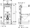 Geberit Wc-Set - Vorwandelement - Unterputzspülkasten -  Produktbild-Vorschau 8