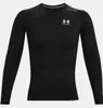 A black long-sleeved compression shirt with the Under Armour logo on the chest. Produktbild-Vorschau