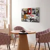 Vliesstoff Leinwandbild - Banksy - collage 90x60 cm Produktbild-Vorschau 4