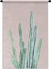 MuchoWow® Wandteppich Wandbehang Kaktus - Sukkulente - Rosa Produktbild-Vorschau 1