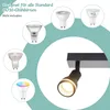 ZMH LED Deckenleuchte 4 Flammig  Schwarz Deckenlampe Spots Produktbild-Vorschau 3