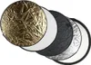 5in1 Faltreflektoren Set - ca. 80cm - gold, silber, Produktbild-Vorschau 1