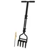 TOOLBEST GARDEN Ruční Provzdušňovač Trávníku 20 cm – Černý Náhled obrázku produktu 1