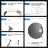 Specchiera rotonda SONNI 60x14 cm con tre temperature di Anteprima dell’immagine prodotto 12