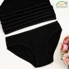 7 Damen Taillenslips Unterhosen -  44 Schwarz Produktbild-Vorschau 2