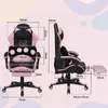 Puluomis Chaise de jeu avec repose-pieds, chaise de bureau Voir les images du produit 4